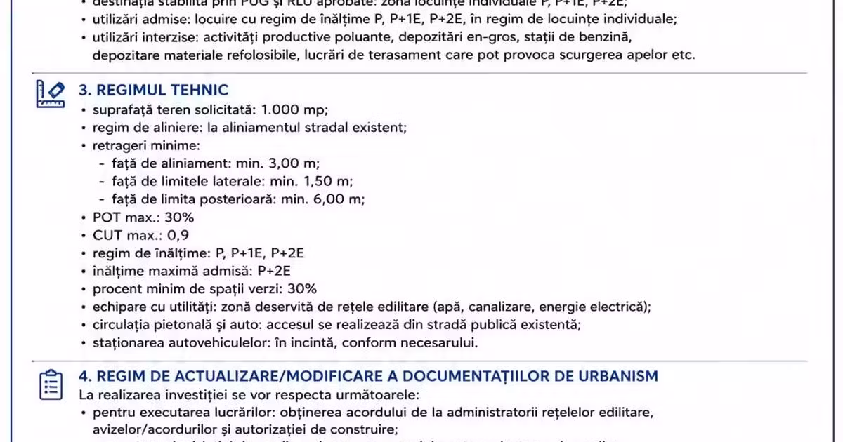 Teren Construcții intravilan de vânzare de 1000 mp, în Corbu