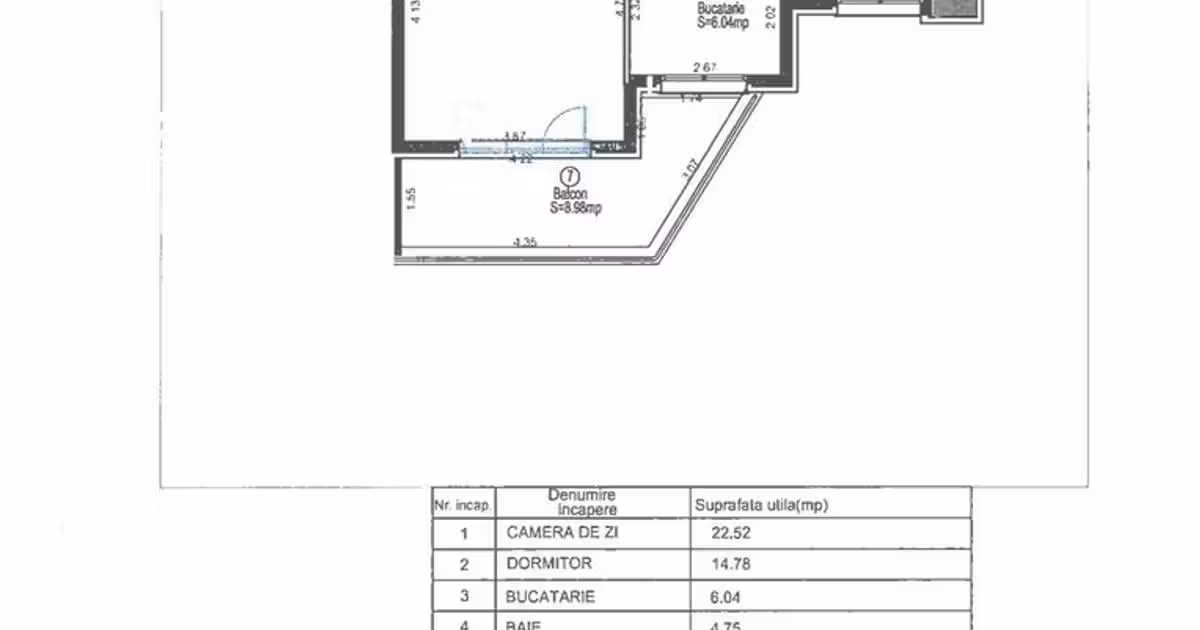 Apartament de vânzare cu 2 camere, mobilat în zona Lipovei, Timișoara