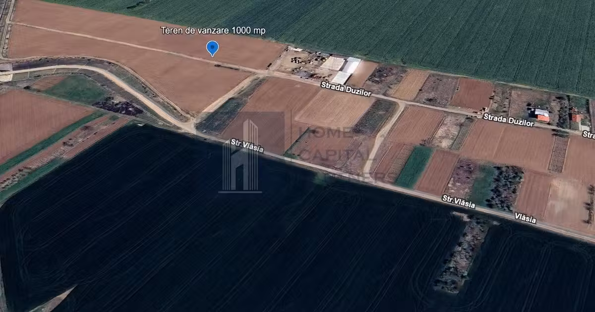 Teren agricol extravilan de vânzare de 1000 mp, în Moara Vlăsiei