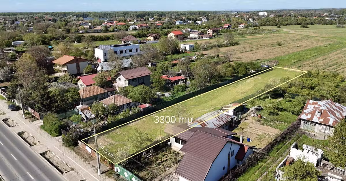 Teren Construcții intravilan de vânzare de 3300 mp, în Ghermănești