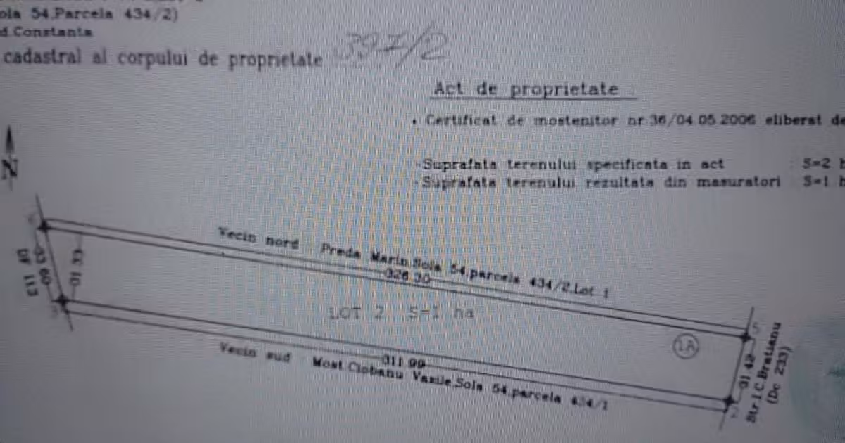 Teren Construcții intravilan de vânzare de 10000 mp, în Lumina