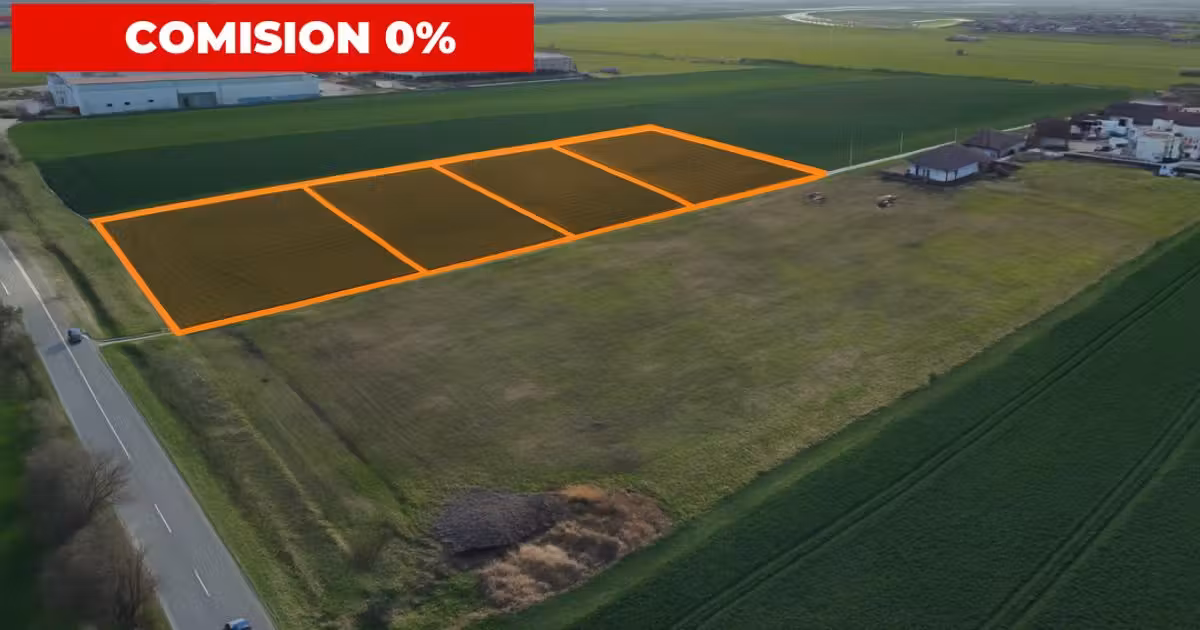 Teren Construcții intravilan de vânzare de 1200 mp, în Sânandrei