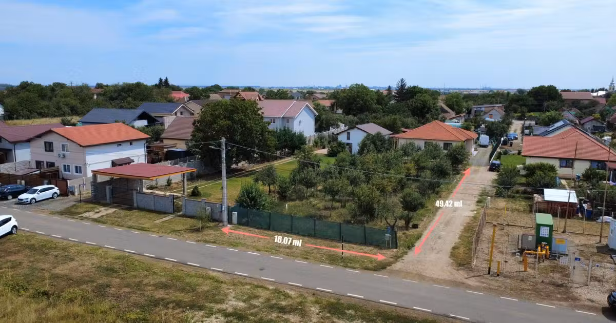 Teren Construcții intravilan de vânzare de 800 mp, în Sânandrei