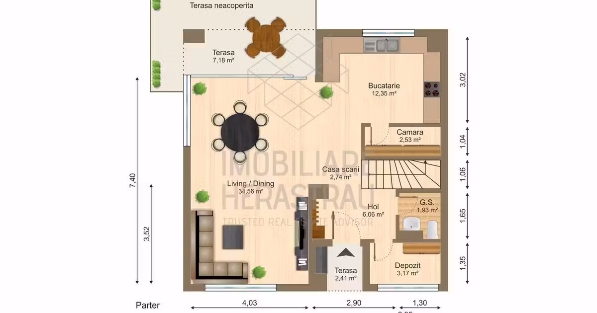 Casă individuală de vânzare cu 4 camere, mobilată în zona Pipera, Sector 1