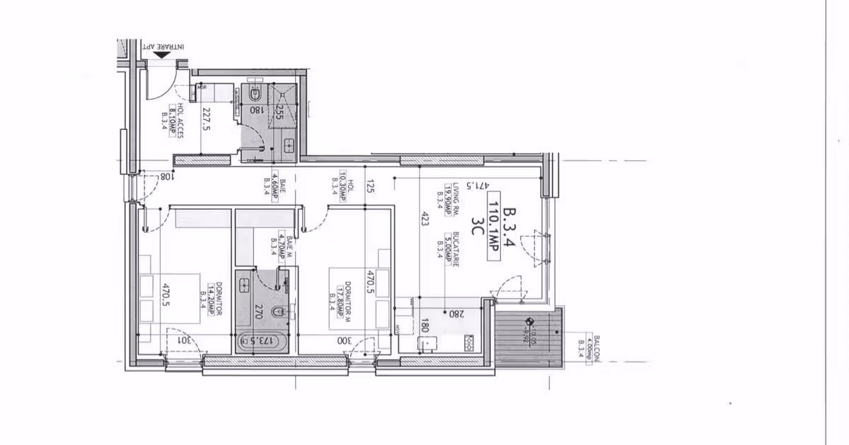 Apartament de vânzare cu 3 camere, mobilat în zona Herăstrău, Sector 1