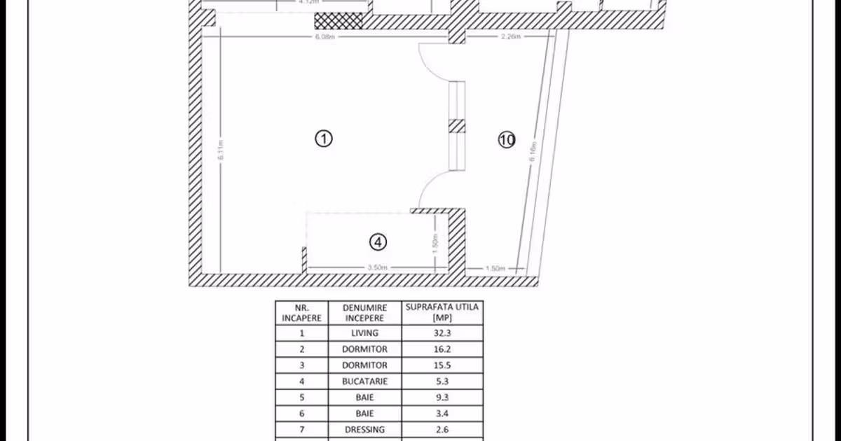 Apartament de vânzare cu 3 camere, mobilat în zona Herăstrău, Sector 1
