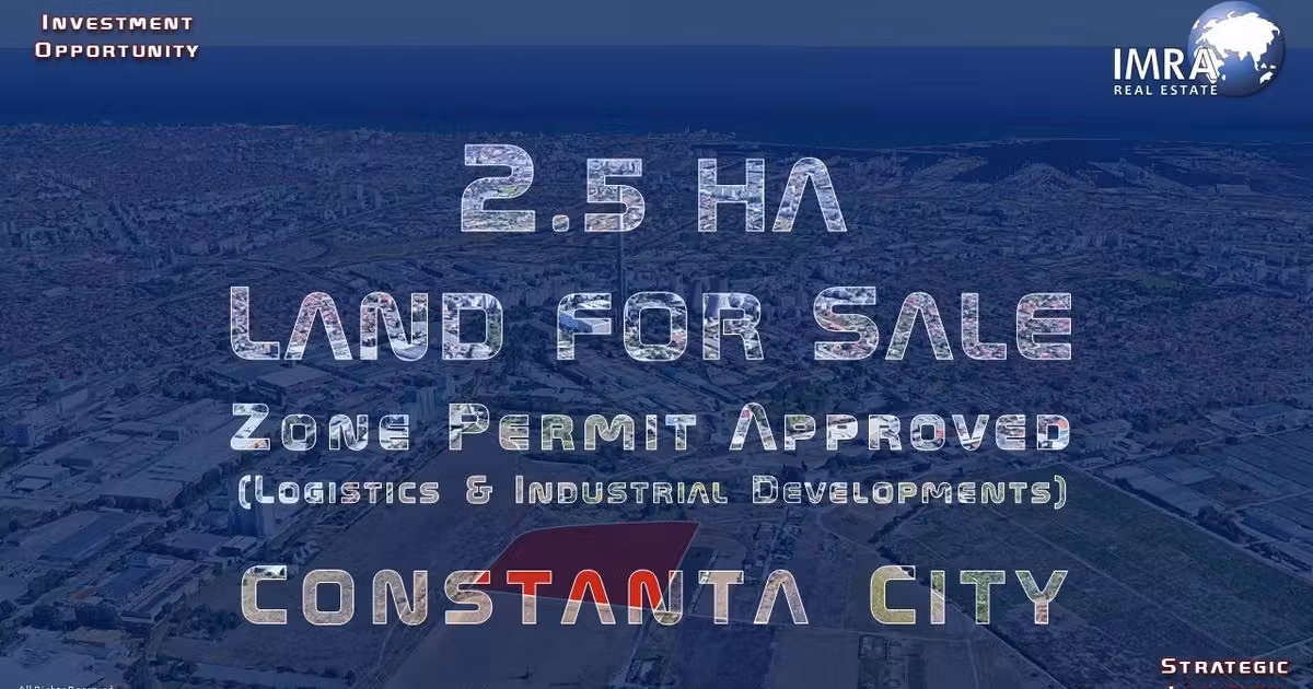 Teren Construcții intravilan de vânzare de 25495 mp, în zona CET, Constanța