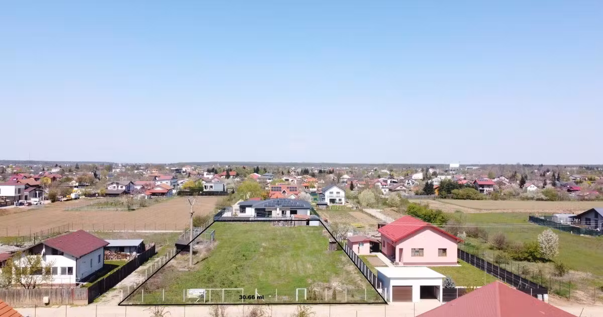 Teren Construcții intravilan de vânzare de 550 mp, în Snagov