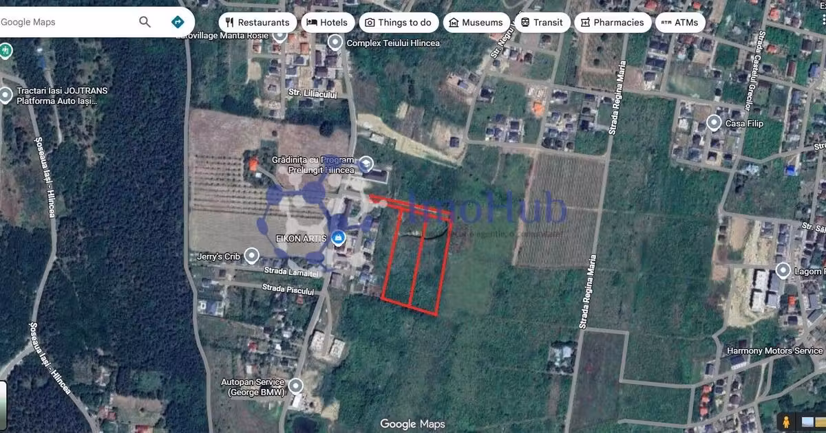 Teren Construcții intravilan de vânzare de 17750 mp, în Hlincea
