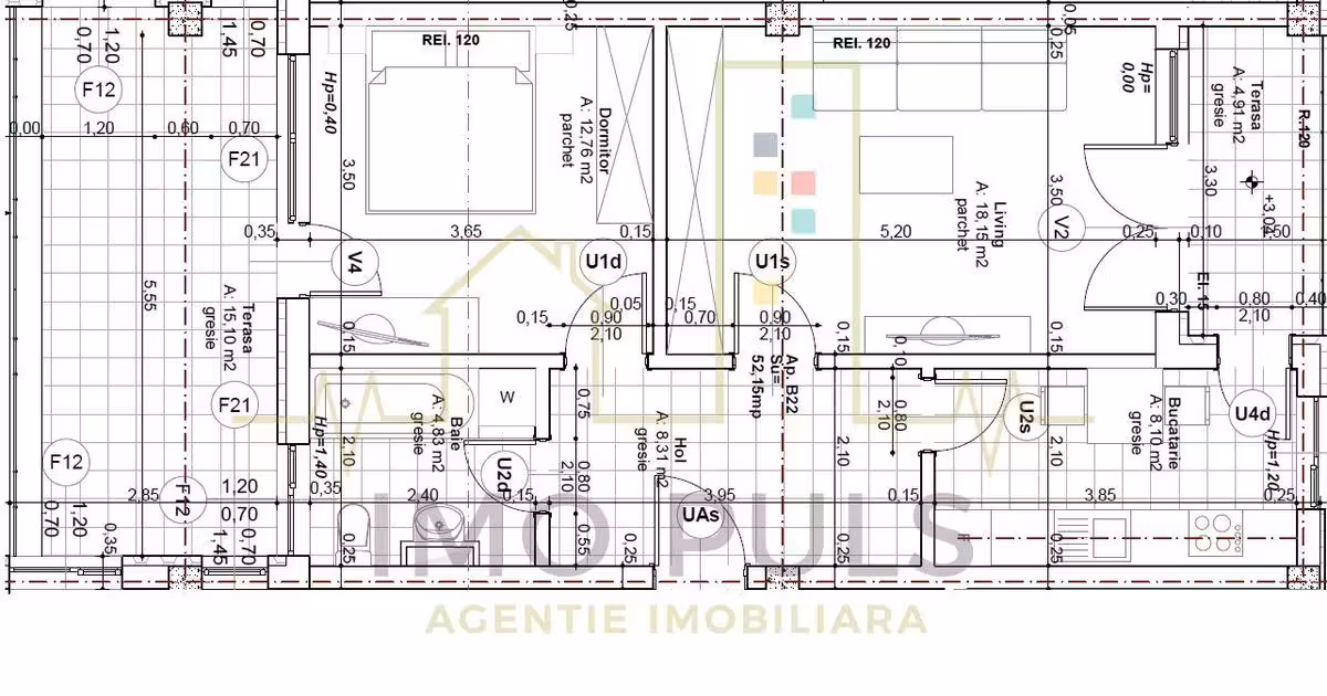 Apartament de vânzare cu 2 camere în zona Lipovei, Timișoara