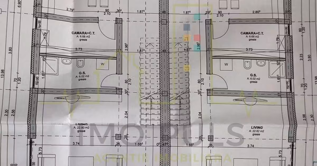 Duplex de vânzare cu 4 camere în Dumbrăvița