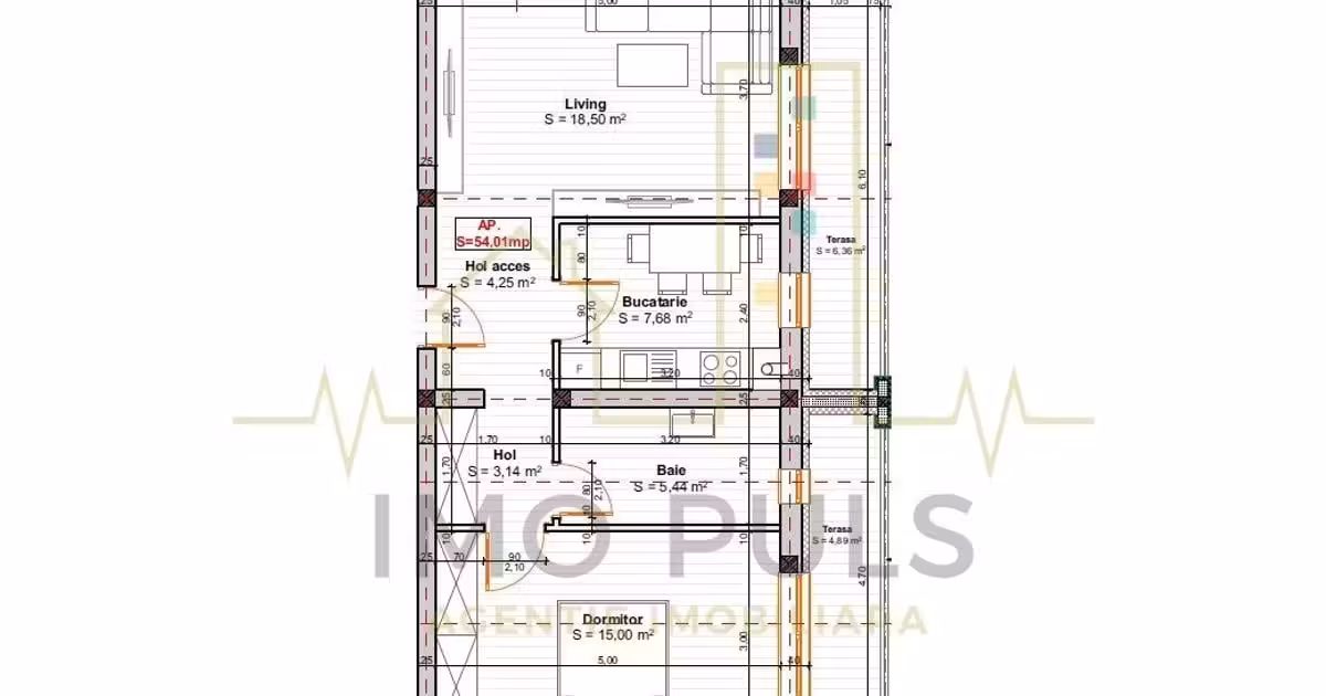 Apartament de vânzare cu 2 camere în zona Girocului, Timișoara