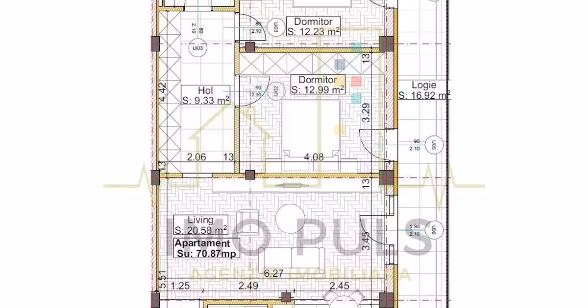 Apartament de vânzare cu 3 camere în zona Girocului, Timișoara