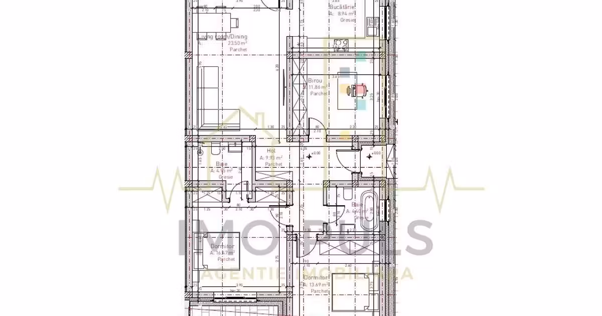 Duplex de vânzare cu 4 camere în Săcălaz