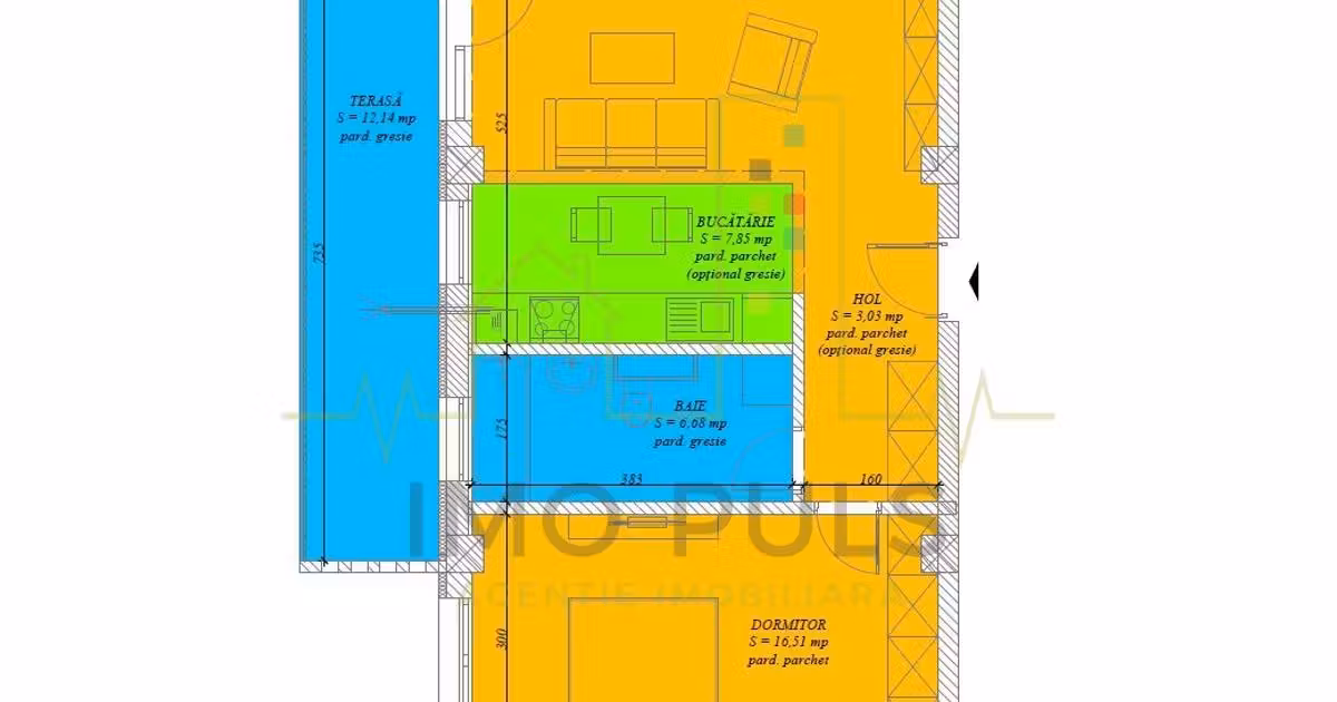 Apartament de vânzare cu 2 camere în zona Mehala, Timișoara