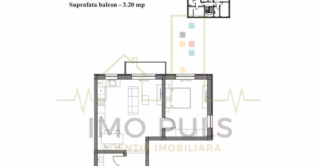 Apartament de vânzare cu 2 camere în zona Girocului, Timișoara