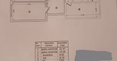 Spațiu comercial P-ța Amzei