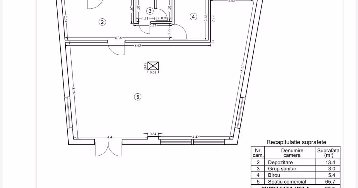 Spațiu comercial de vânzare de 87 mp, în zona Colentina, Sector 2