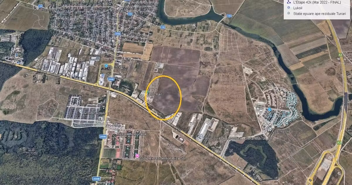 Teren Construcții intravilan de vânzare de 10000 mp, în Tunari