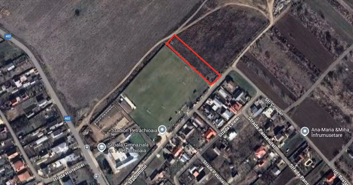 Teren agricol extravilan de vânzare de 4000 mp, în Petrăchioaia