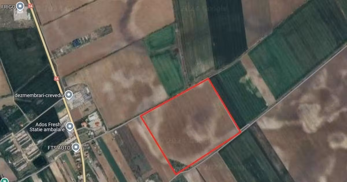 Teren agricol extravilan de vânzare de 951480 mp, în Crevedia