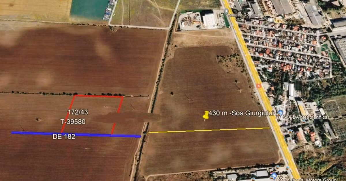 Teren Construcții intravilan de vânzare de 26964 mp, în Măgurele