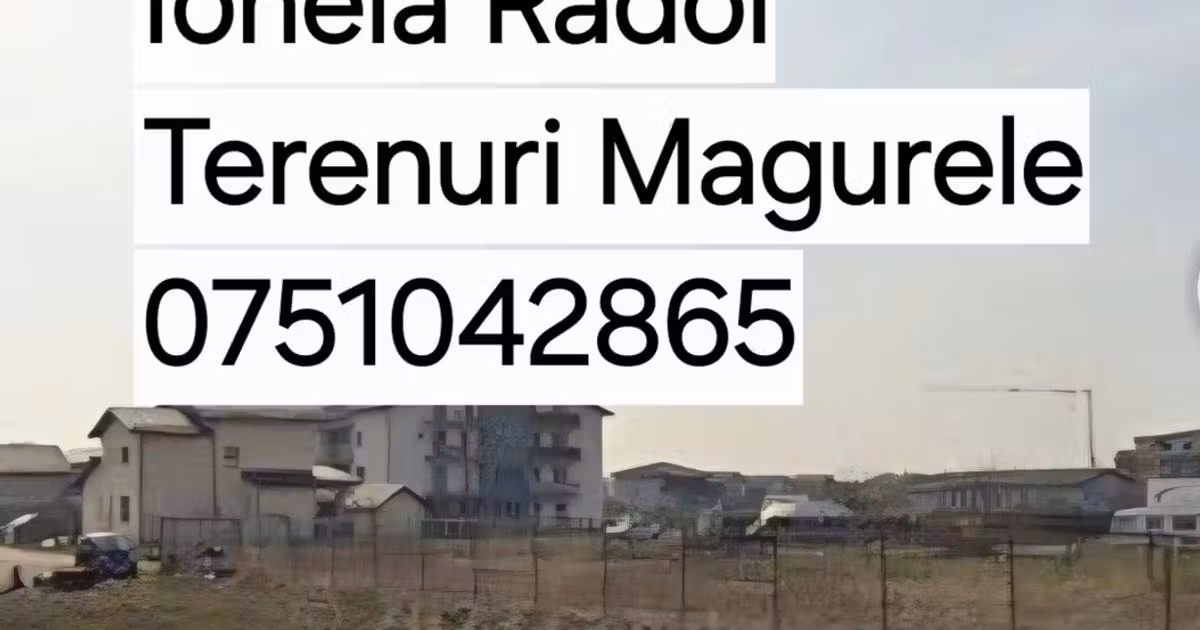 Teren Construcții extravilan de vânzare de 4000 mp, în Măgurele