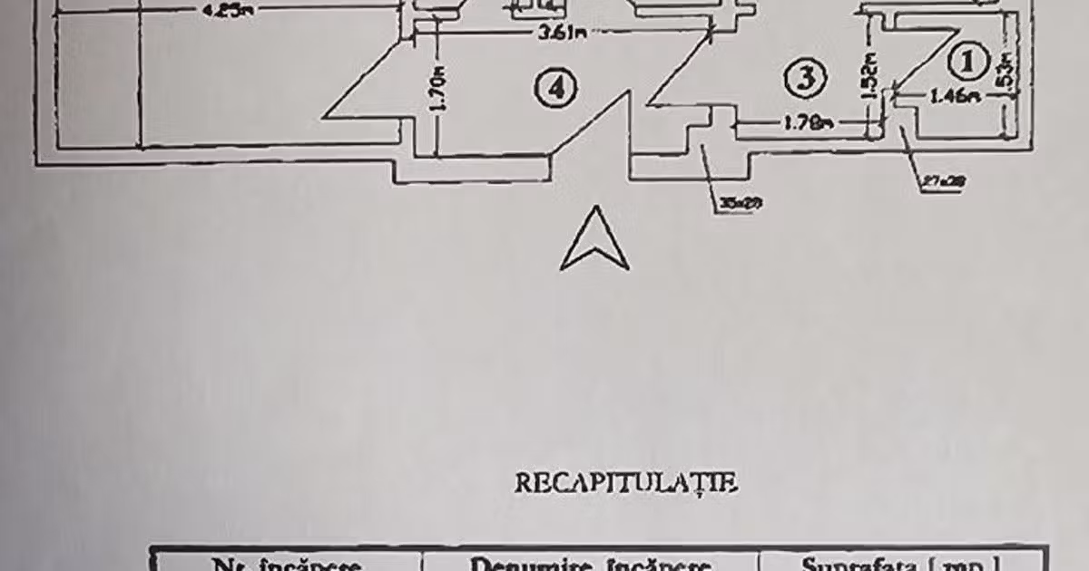Apartament de vânzare cu 2 camere, mobilat în zona Unirii, Sector 3