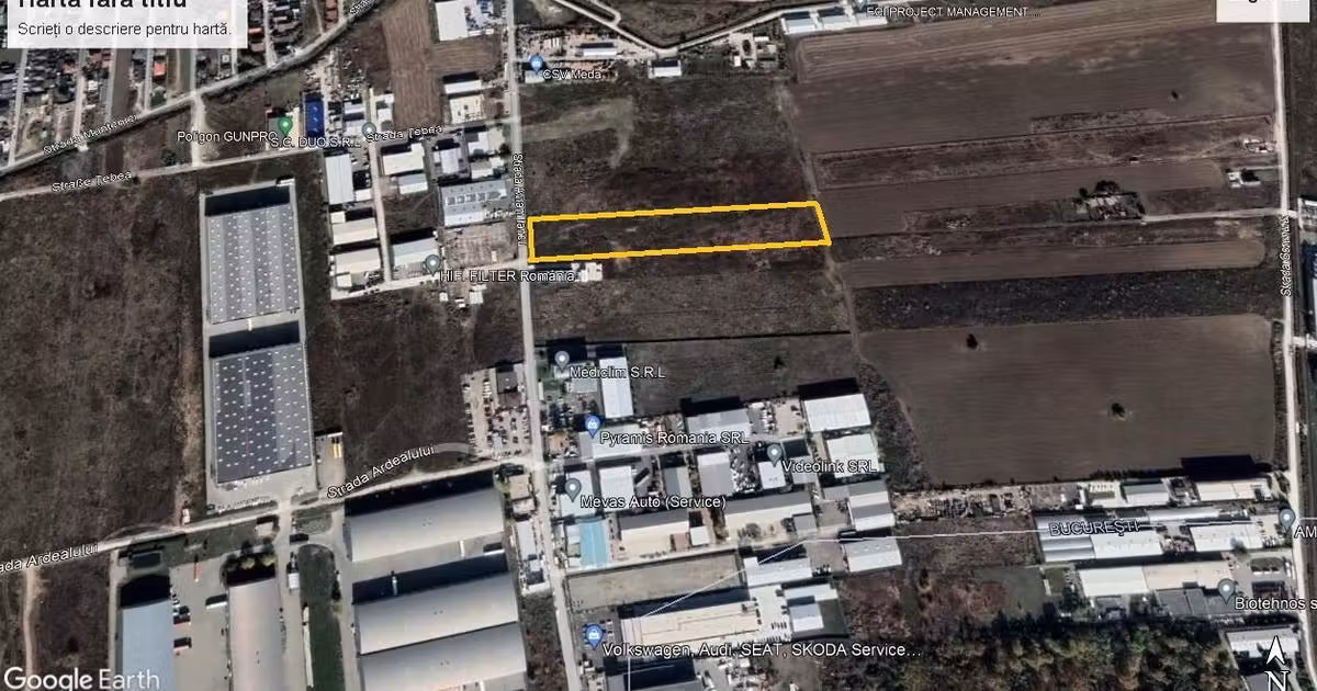 Teren Construcții intravilan de vânzare de 10000 mp, în Otopeni