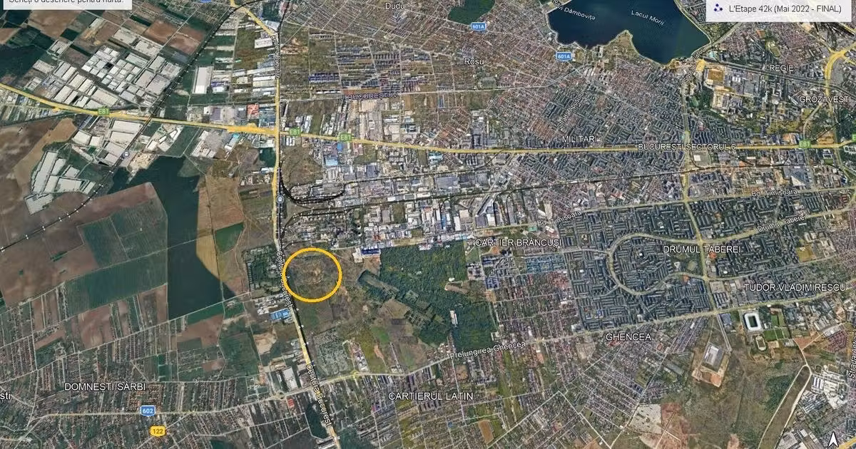 Teren Construcții intravilan de vânzare de 43000 mp, în zona Vest, Sector 6