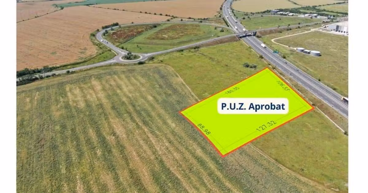 Teren Construcții intravilan de vânzare de 13706 mp, în zona Aradul Nou, Arad