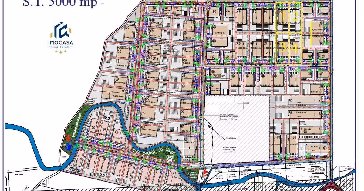 Teren Construcții intravilan de vânzare de 5000 mp, în zona Exterior Nord, Arad