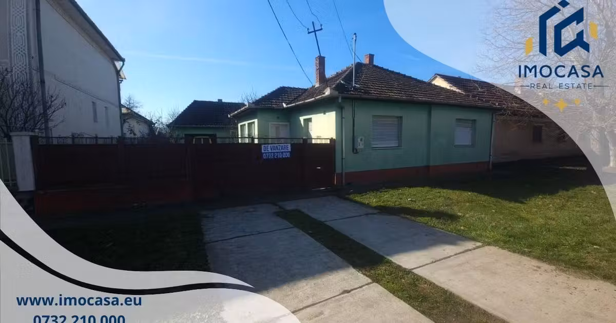Casă individuală de vânzare cu 6 camere, mobilată în Pâncota