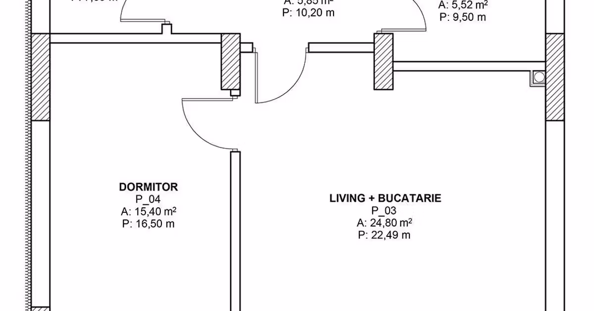 Apartament de vânzare cu 2 camere, mobilat în Voluntari