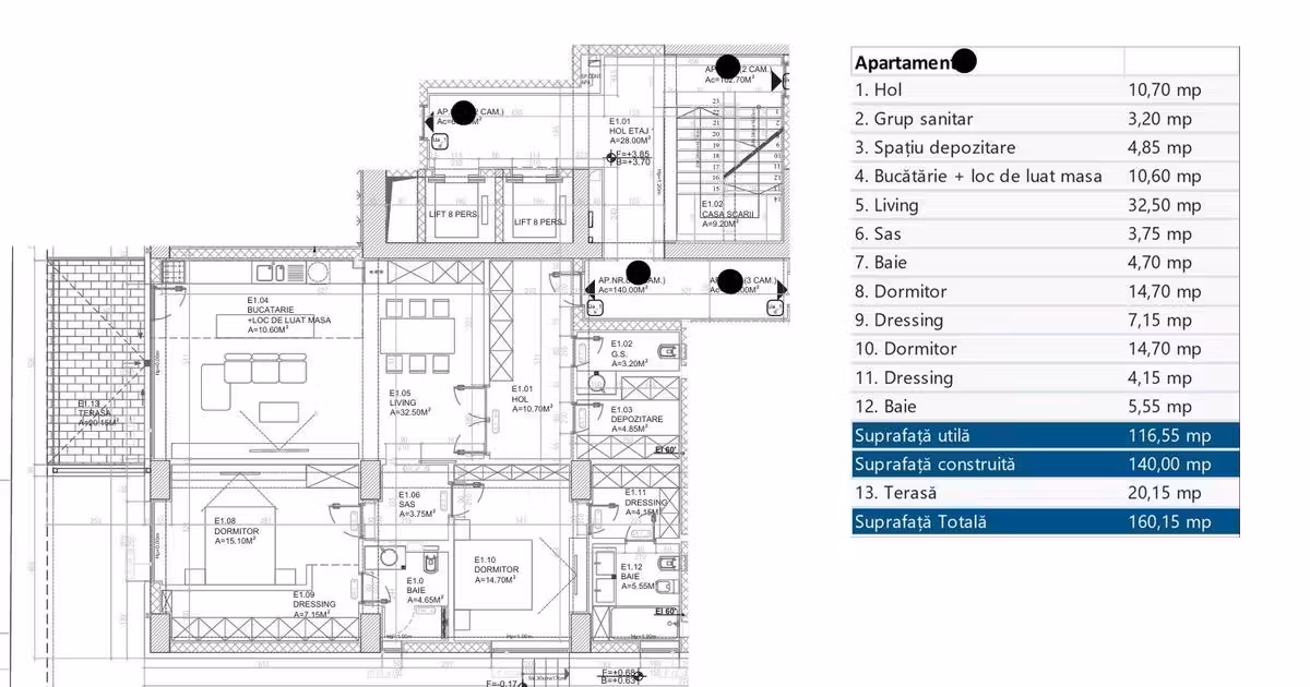 Apartament de vânzare cu 3 camere în zona Floreasca, Sector 1