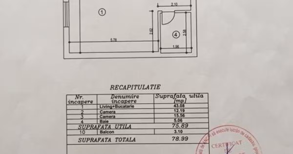 Apartament de vânzare cu 3 camere, mobilat în zona Domenii, Sector 1