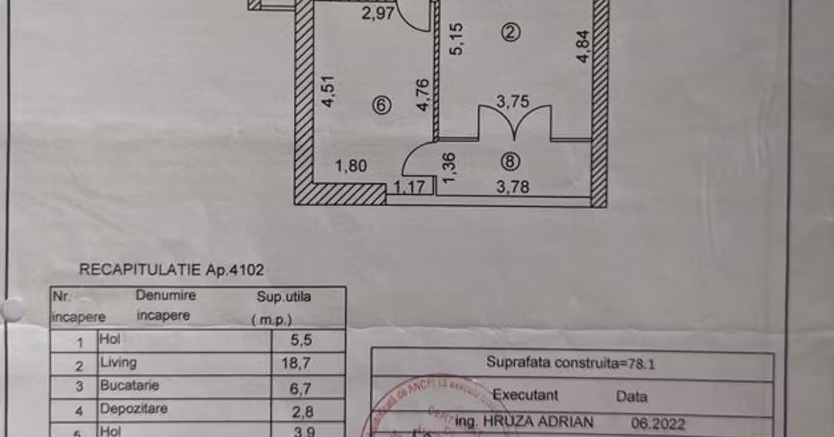Apartament de vânzare cu 2 camere, mobilat în zona Herăstrău, Sector 1
