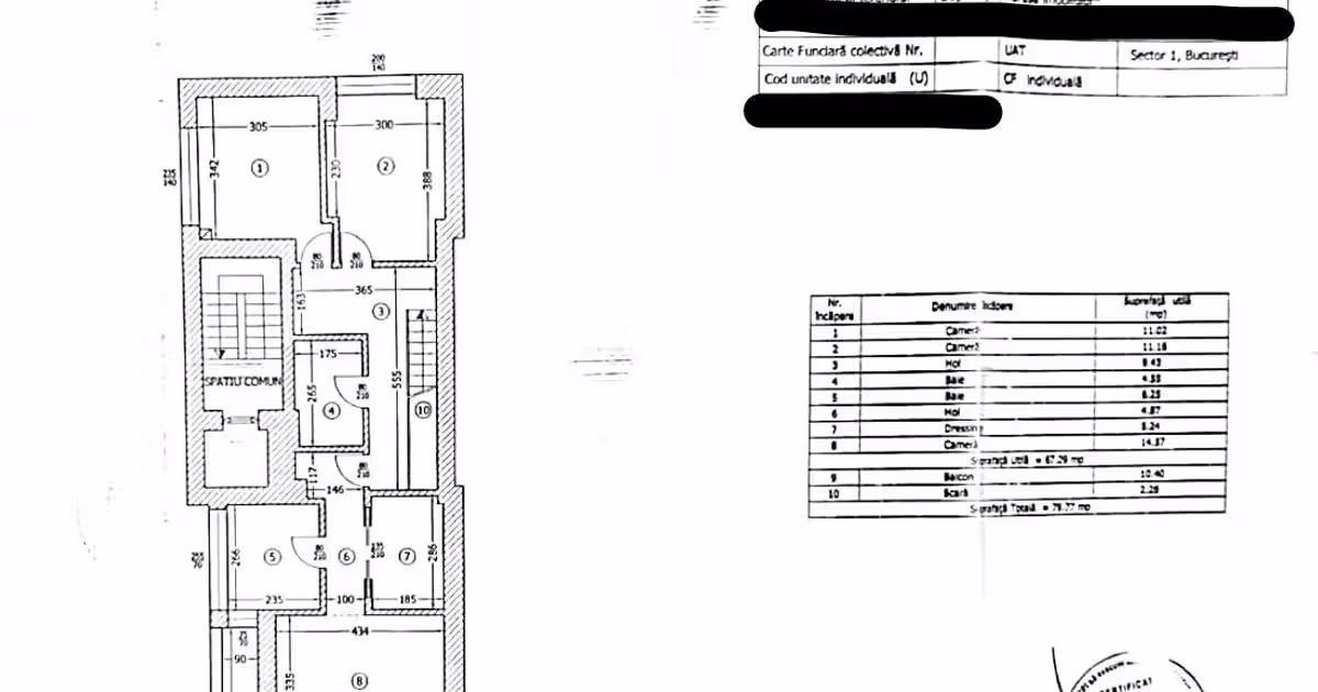 Apartament de vânzare cu 4 camere în zona Capitale, Sector 1
