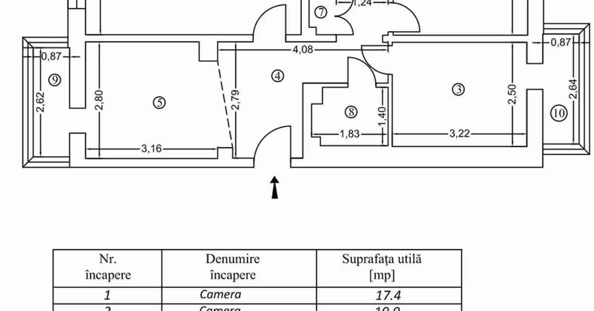 Apartament de vânzare cu 3 camere, mobilat în zona Crângași, Sector 6