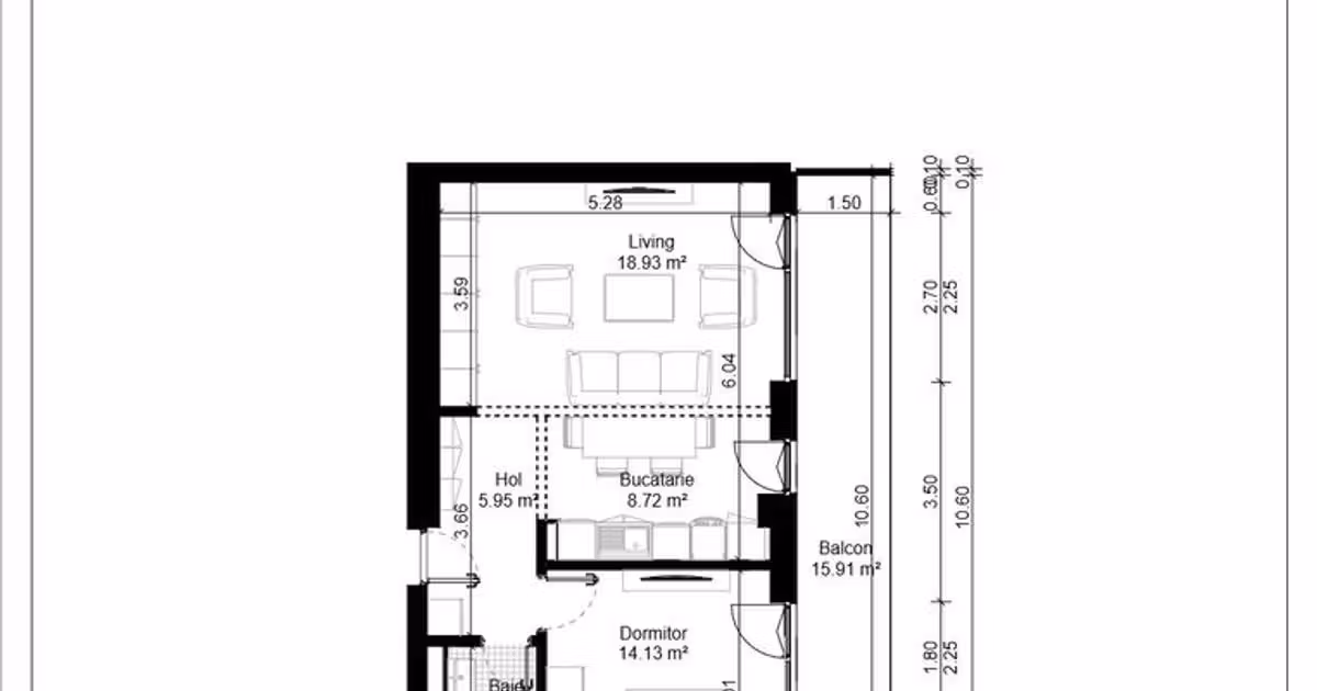 Apartament de vânzare cu 2 camere în zona Pipera, Sector 1