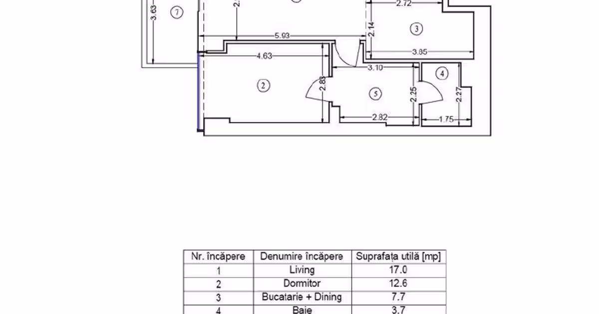 Apartament de vânzare cu 2 camere în zona Floreasca, Sector 1