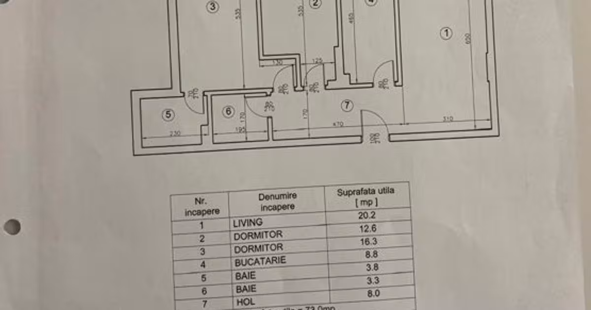 Apartament de vânzare cu 3 camere, mobilat în zona Sisești, Sector 1