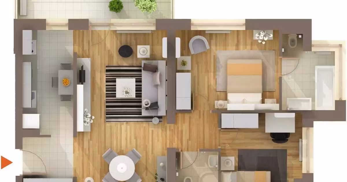 Apartament de vânzare cu 3 camere, mobilat în zona Băneasa, Sector 1