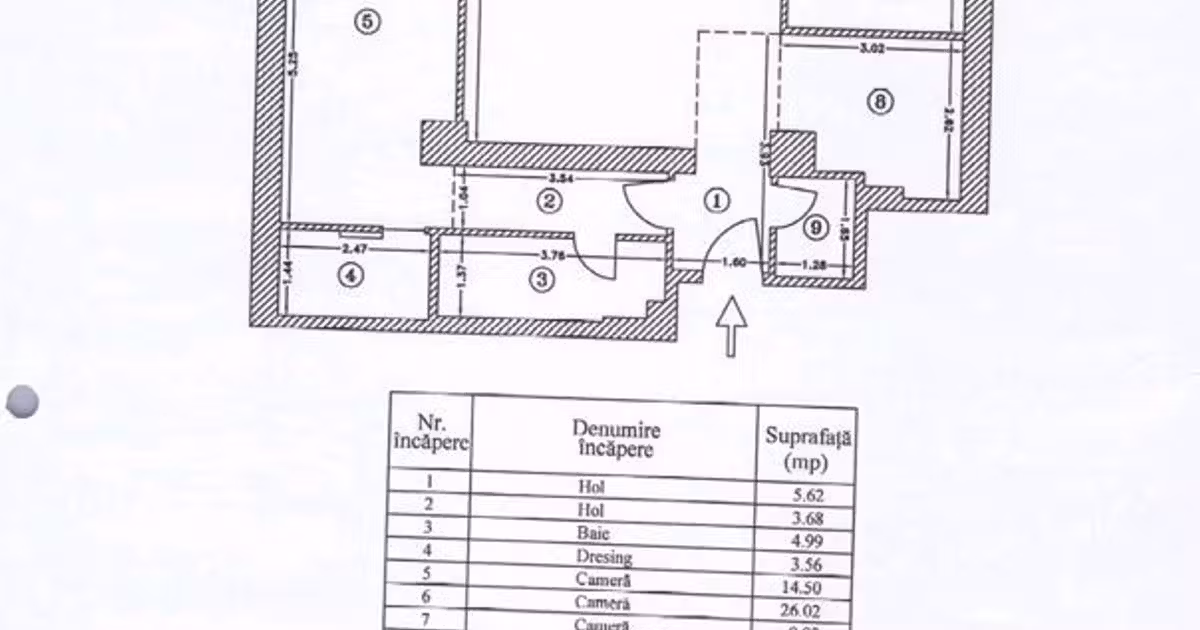 Apartament de vânzare cu 3 camere, mobilat în zona Băneasa, Sector 1