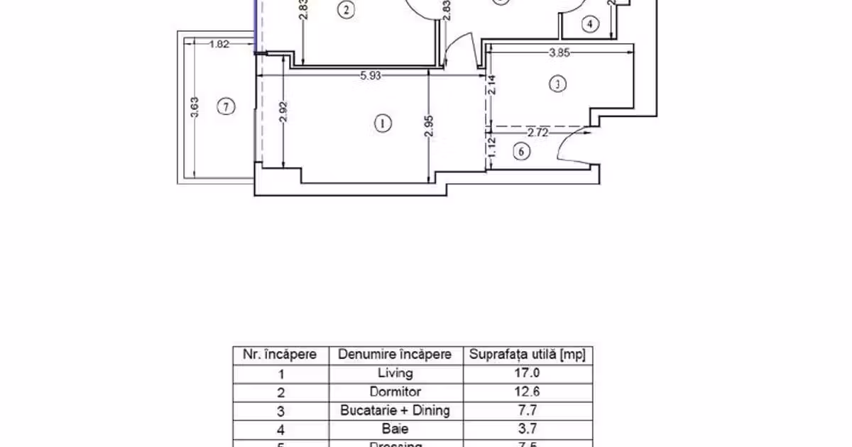 Apartament de vânzare cu 2 camere în zona Floreasca, Sector 1