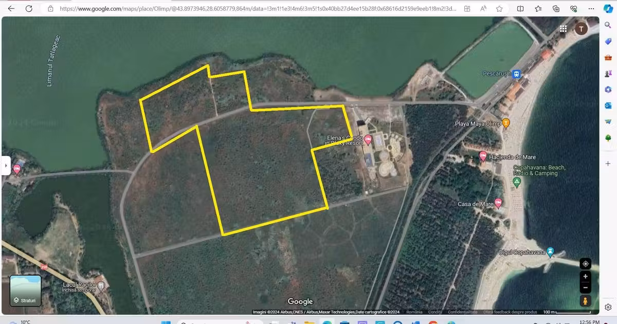 Teren Construcții intravilan de vânzare de 150000 mp, în Olimp