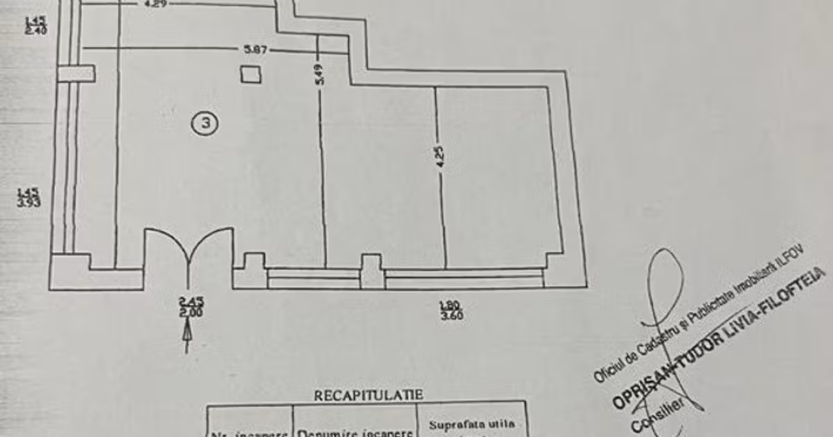 Apartament de vânzare cu 3 camere, mobilat în Voluntari