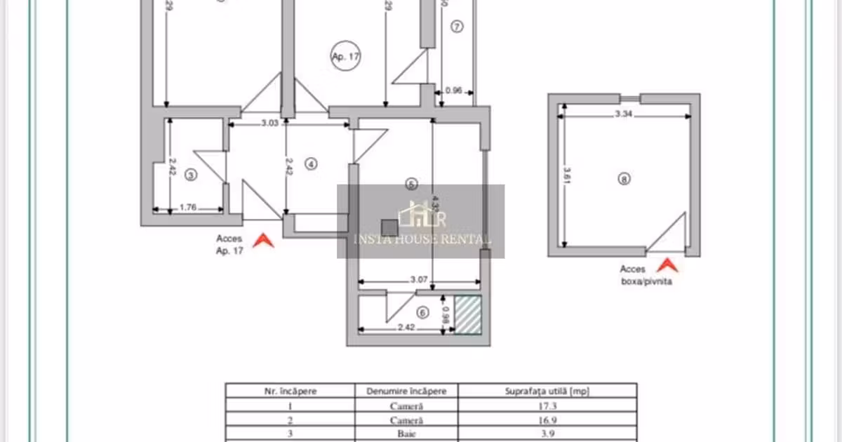 Apartament de vânzare cu 2 camere în zona Brașovul Vechi, Brașov