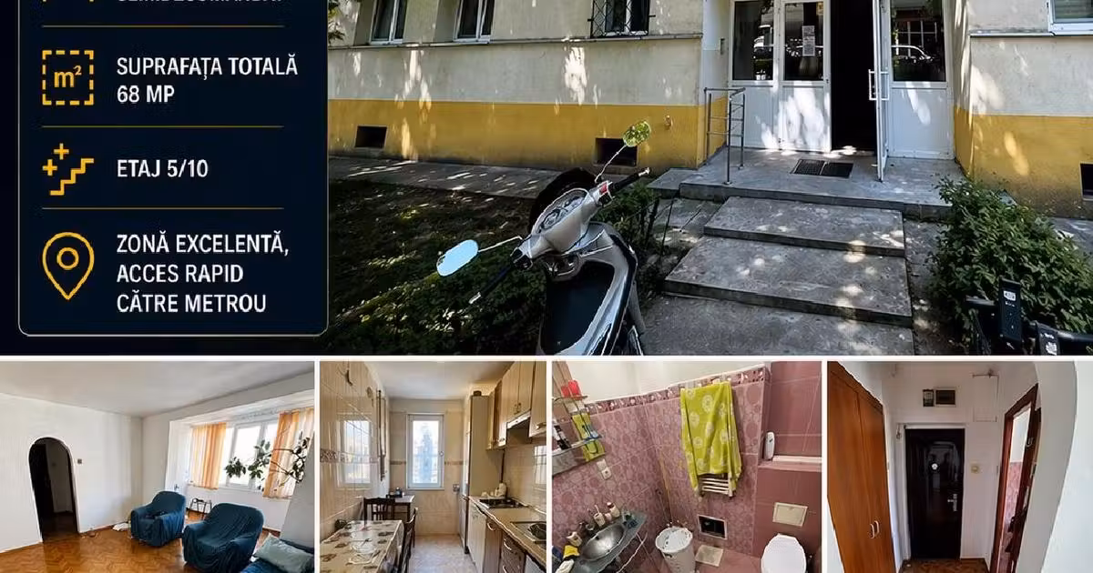 Apartament de vânzare cu 3 camere în zona Obor, Sector 2