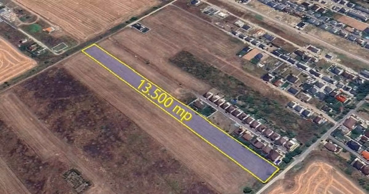 Teren agricol extravilan de vânzare de 13500 mp, în Otopeni